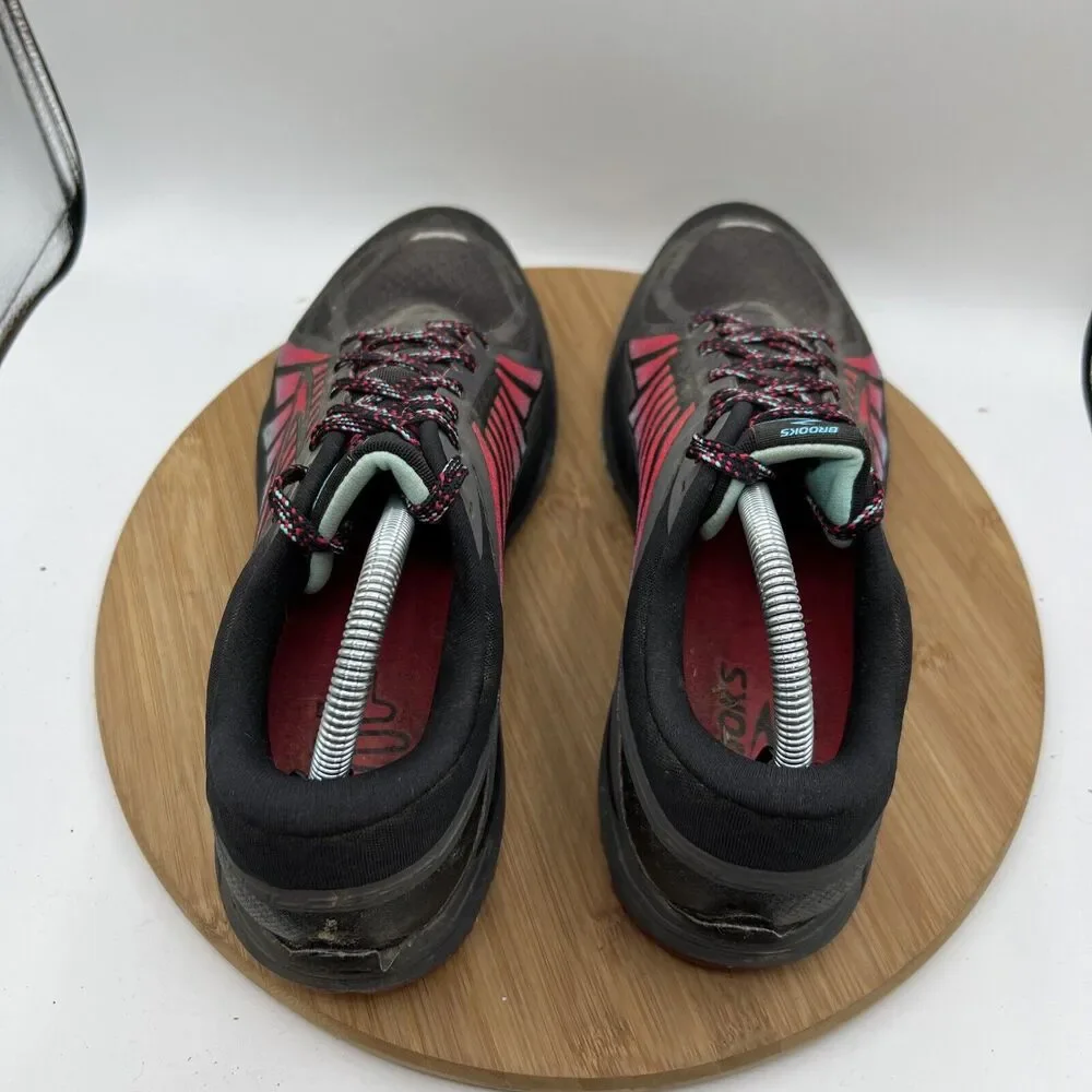 Brooks Caldera Women's Size 11 B Trail Running Shoes Anthracite/Azaela/Black